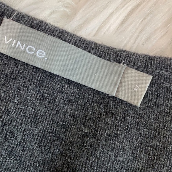 VINCE cashmere blend sweater Lace Up raglan sleeves women’s generously sized XS - Picture 3 of 8